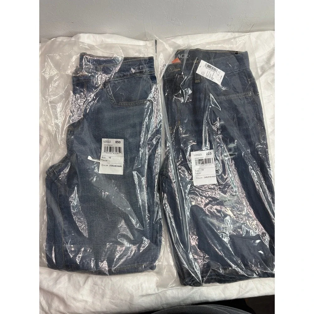 2 pairs of NWT boys children placeshorts size 12 sterling wash and Carleton wash